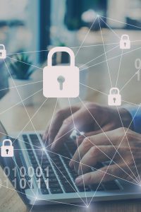 internet security and data protection concept